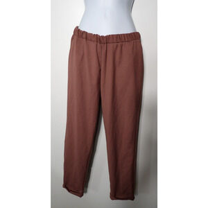 La Fee Maraboutee Pants Trousers Sz 38 42300 Mably Dusty Pink Mauve Cropped